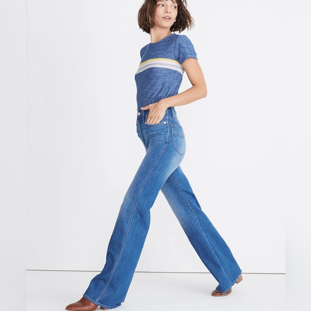 Madewell 11" High Rise Flare Jeans